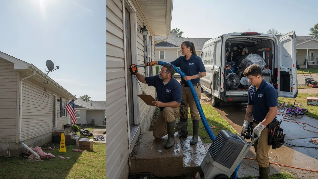 Ceiling Water Damage Restoration in Kenosha, WI near me
